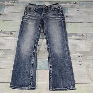 Salvage Designed For The Buckle Boys Blue Denim Jeans Sz 6R